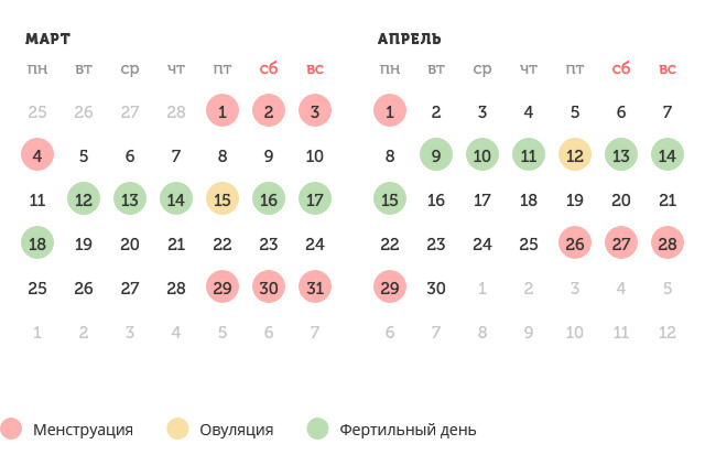 Калькулятор овуляции