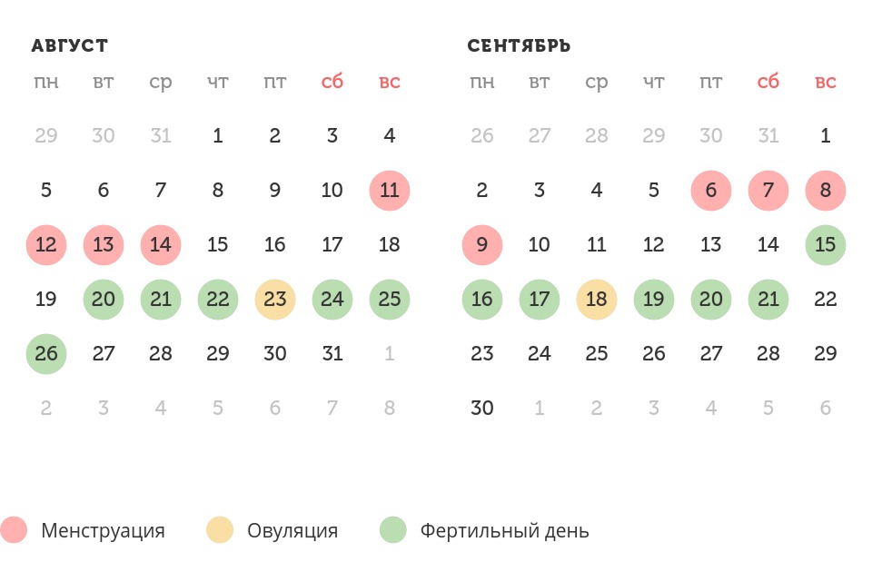 Калькулятор овуляции