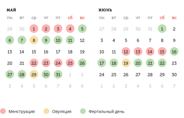 Калькулятор овуляции