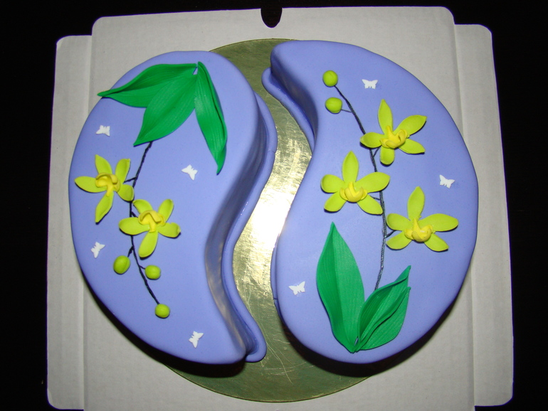 с орхидейками