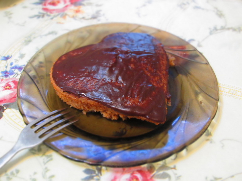 Шоколадное сердце....