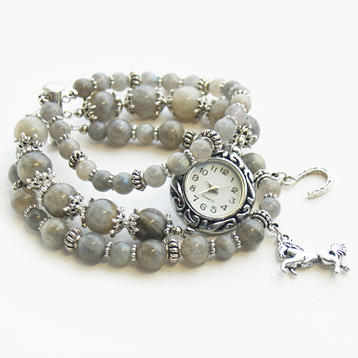 Часы-талисман + серьги