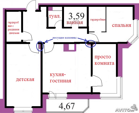Перепланировка, продолжение. Много букв и картинок )