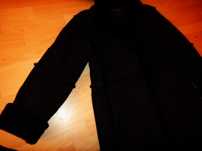 Искусственная длинная дубленка Германия, мягчайшая, 2 р бу, на 48-50