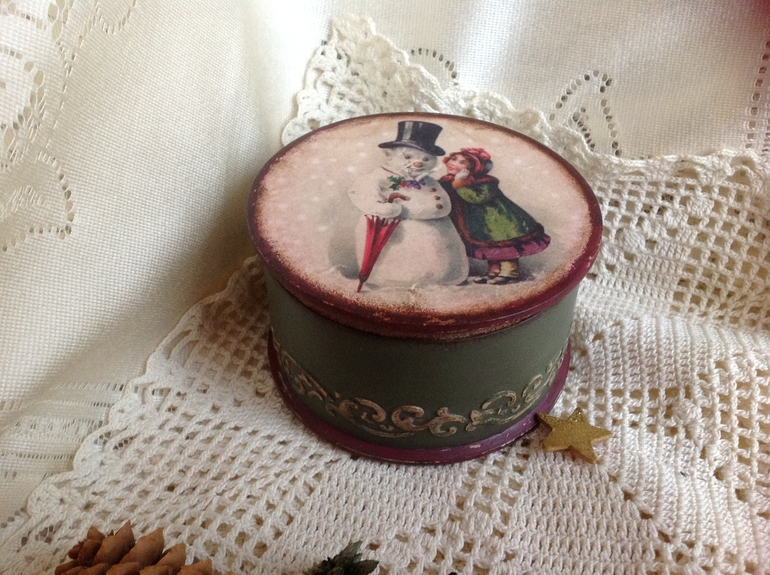 Подарки к Новому Году, ручная работа, игрушки из фетра, декупаж!