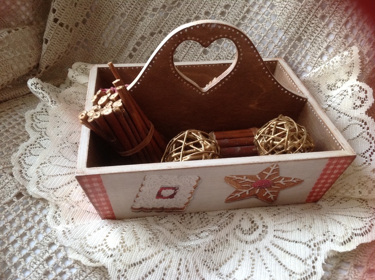 Подарки к Новому Году, ручная работа, игрушки из фетра, декупаж!