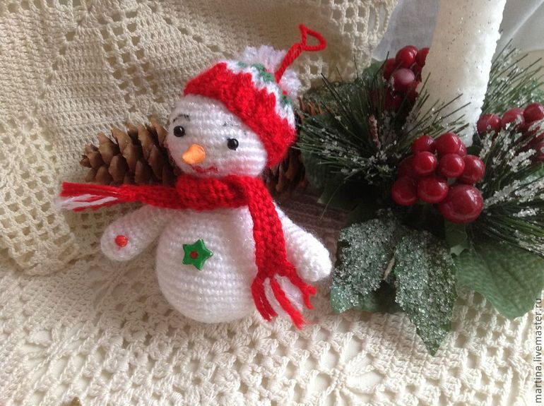 Подарки к Новому Году, ручная работа, игрушки из фетра, декупаж!