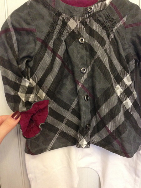 Комплект Burberry. 12 мес. Оригинал! 2500р.