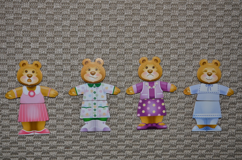 Развивашки - Melissa&Doug; (паззл Одень семью медведей)