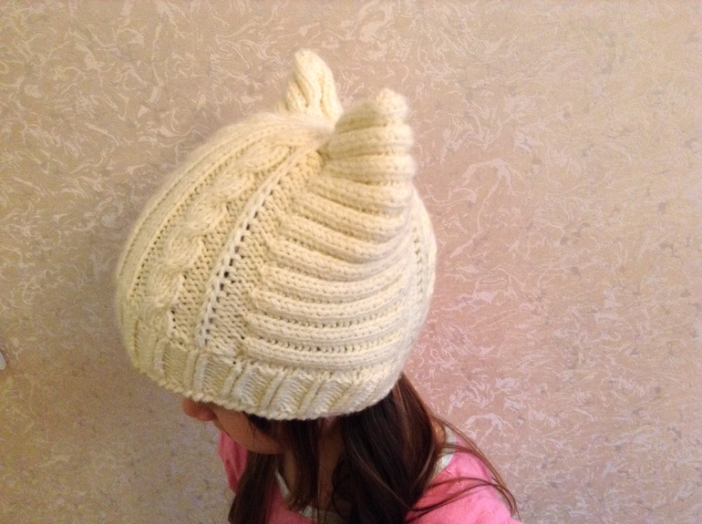 Утепляемся! Зимняя шапочка-кошка!