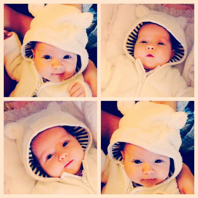 Как мы подросли! Фоторепортаж 2-го месяца жизни!