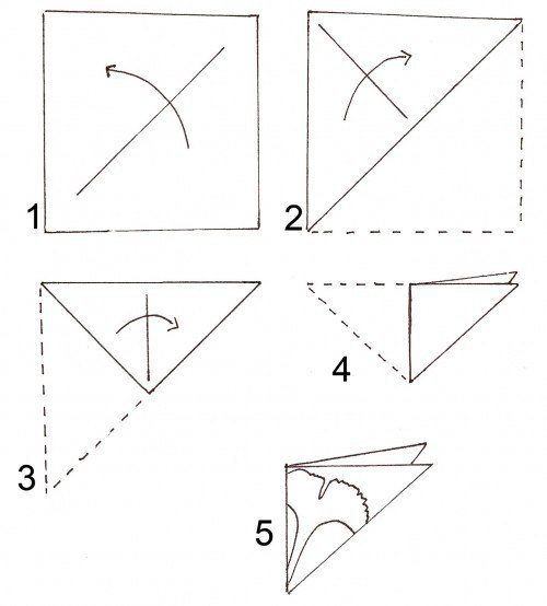 Делаем осенние снежинки