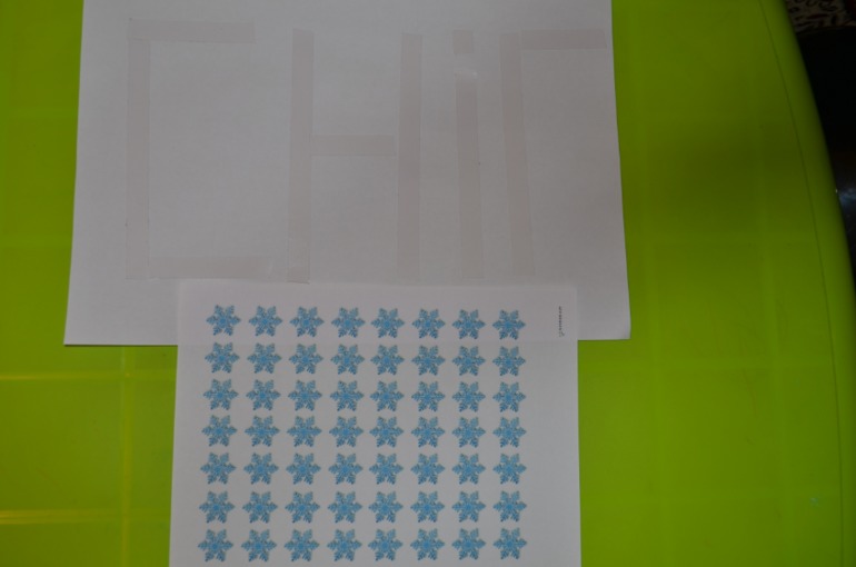 Предновогодние занимашки. Снежинки