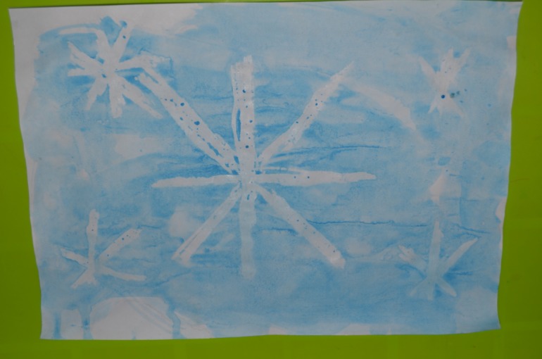 Предновогодние занимашки. Снежинки