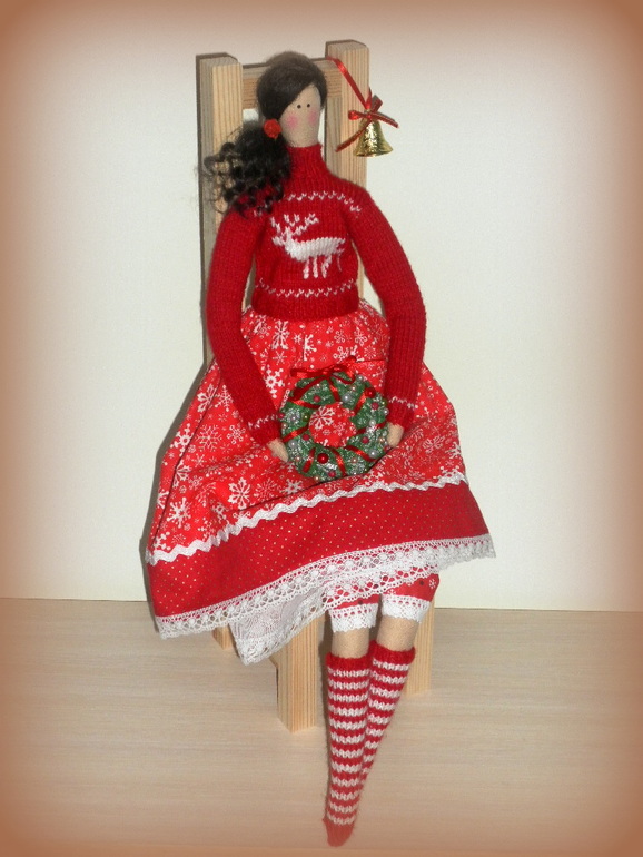 Новогодняя Тильда)))