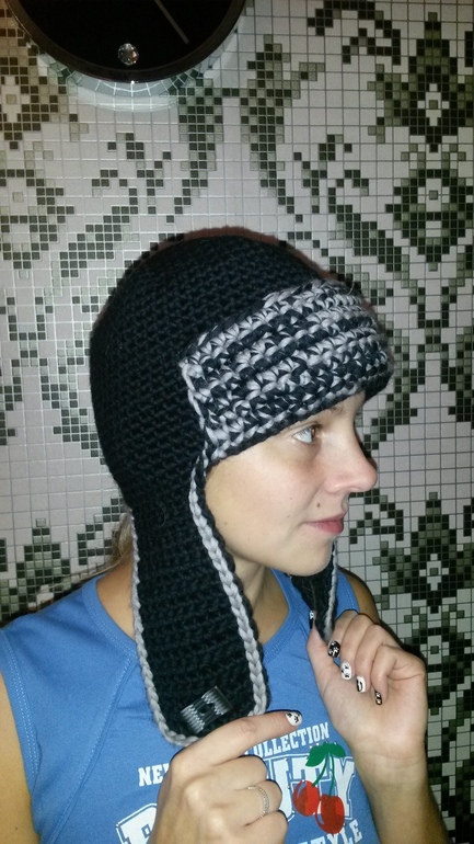 Шапка-ушанка для любимого мужа