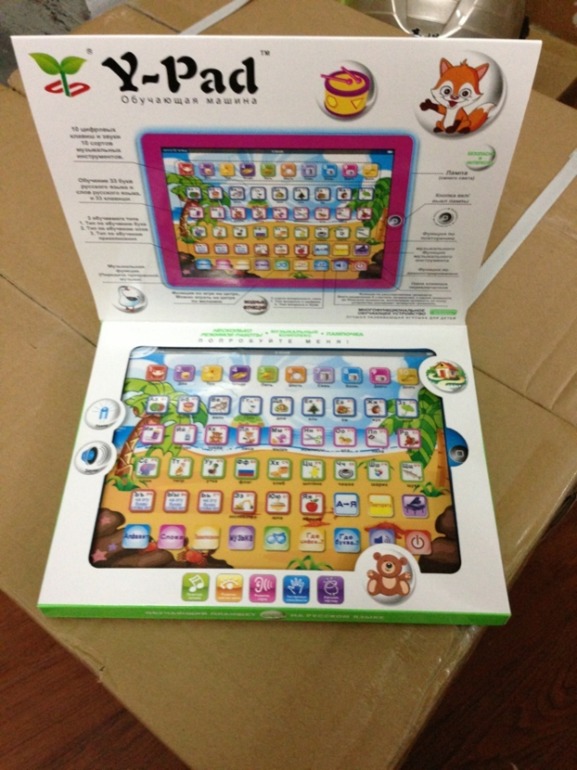 Y-pad детский обучающий планшет на русском языке.