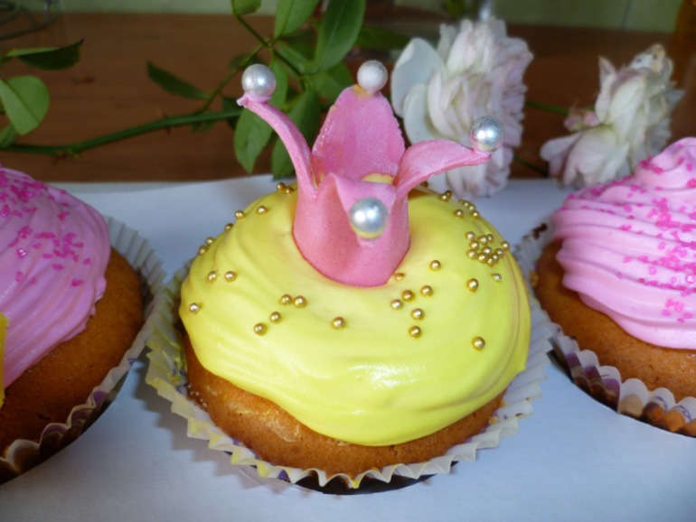 Капкейки для фото сессии принцессок!!!