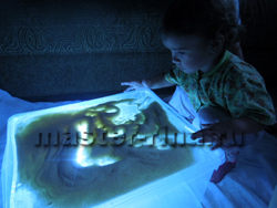 Планшет для рисования манкой и песком за 550 рублей!