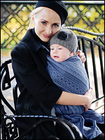 Носим зимой в слинге!