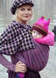 Носим зимой в слинге!