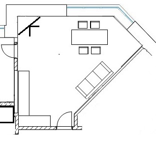 цветовое решение в кухне-гостинной, закидайте помидорами