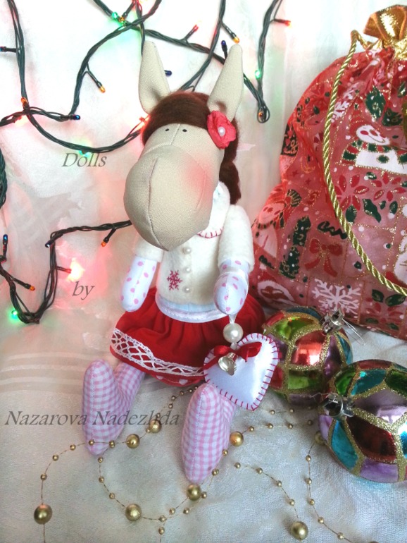 новогодние лошадки!