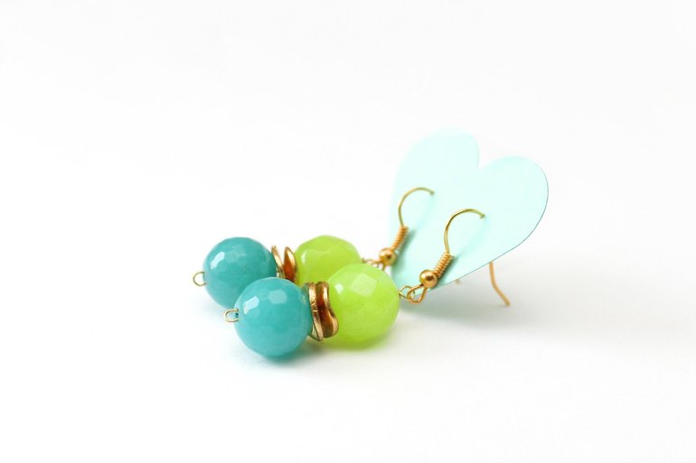 Новые яркие серёжечки