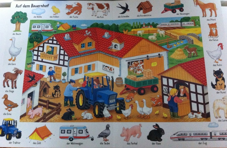 Книга для поиска(18мес+) на немецком