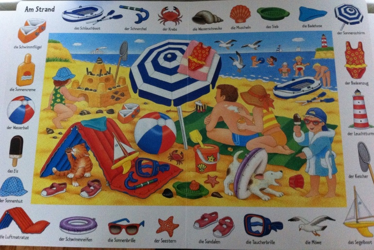 Книга для поиска(18мес+) на немецком