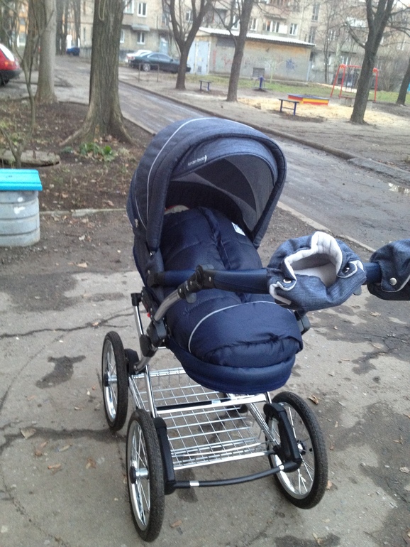 Наш  Зимний конверт для детей Heitmann Felle Eisbarchen, синий