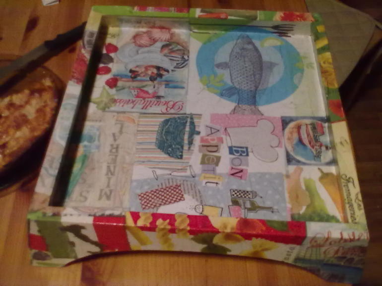 Декор вещей для дачи (поднос,вешалка на дверь,коробочка для штопора,верхушка комода (роспись акриловыми красками)