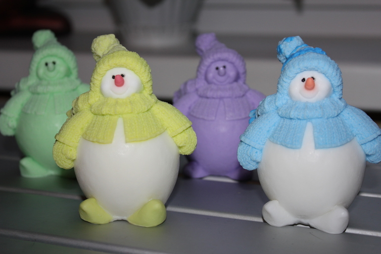 новогоднее мыло ручной работы в подарок