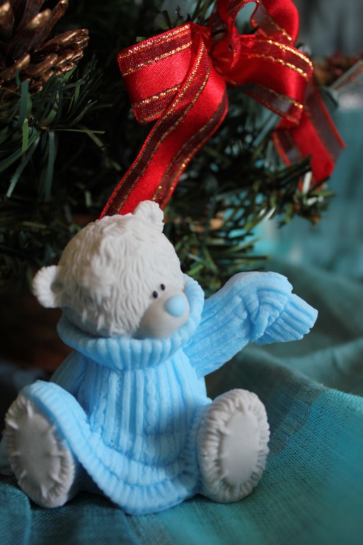 Мыло ручной работы мишки тедди