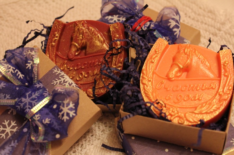 Мыло ручной работы на новый год