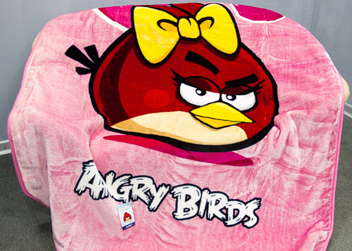 Пледы Angry Birds для мальчиков и девочек!