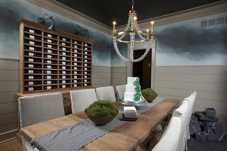 Очень уютный интерьер в стиле «искусства и ремесла».