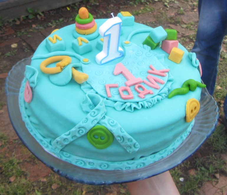 Мои первые мастичные тортики