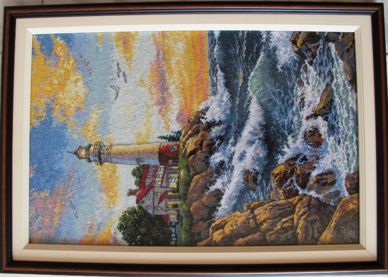 пожалуй тоже покажу результаты своей страсти к вышиванию))