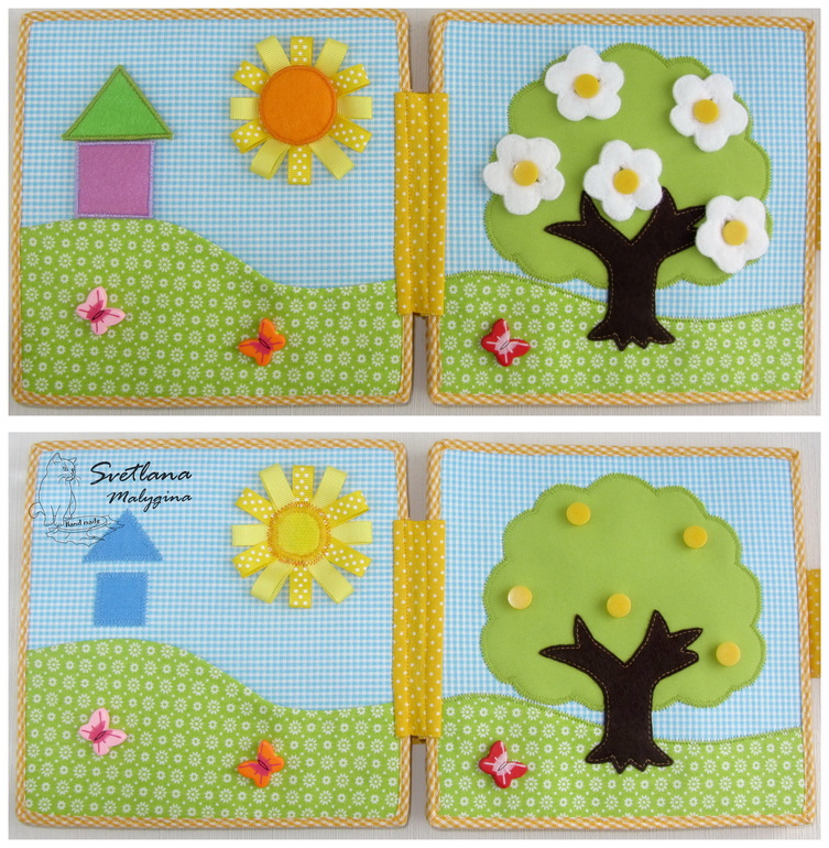 Развивающая книжка Времена года