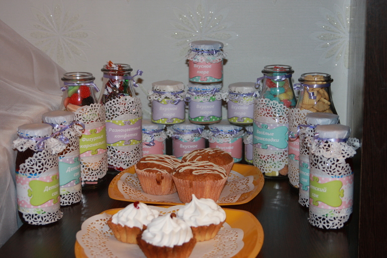 Первый день рождения дочки!