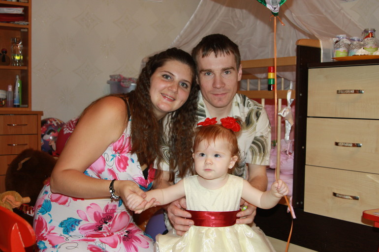 Первый день рождения дочки!