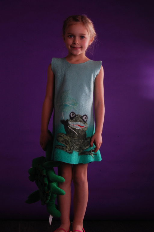 Приглашаю  22 декабря свалять теплый сарафанчик с аппликацией