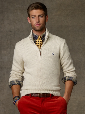 Мужской свитер RalphLauren, р. L 100% хлопок Цена 2950 руб
