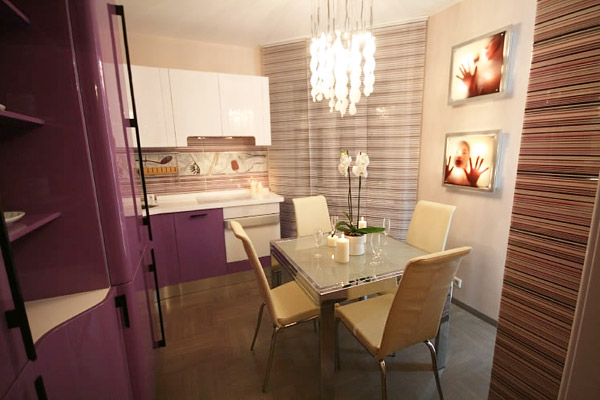 Стиль ар-деко, гламур на небольшой кухне, как Вам?Девочки, очень нужно Ваше мнение и совет.