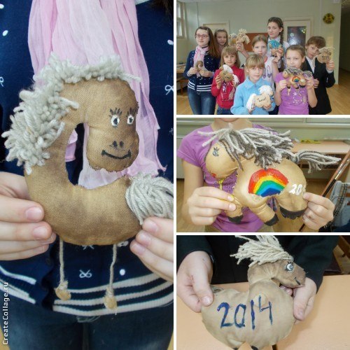 Кофейные лошадки к 2014!