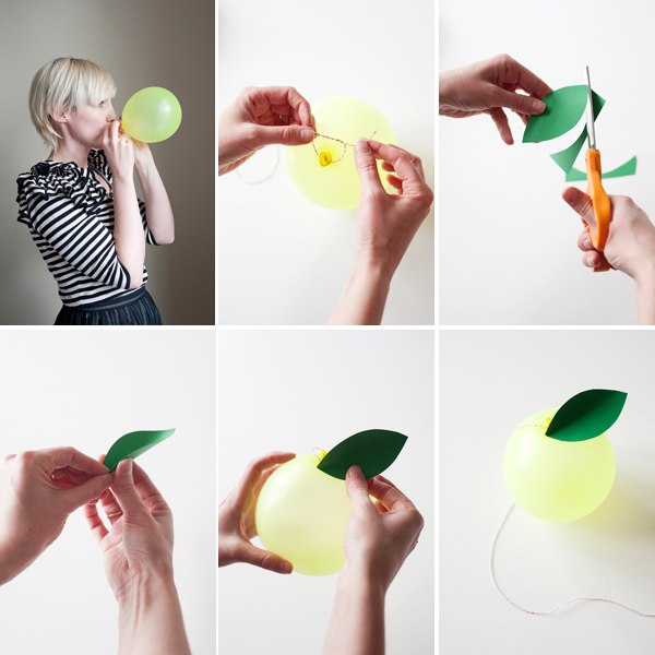 Фрукты из шариков