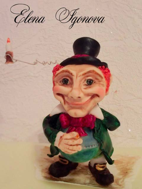 Сахарный гном Хранитель книг, пока живёт у меня:)