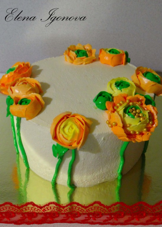 Кремовый. Оранжевое настроение)