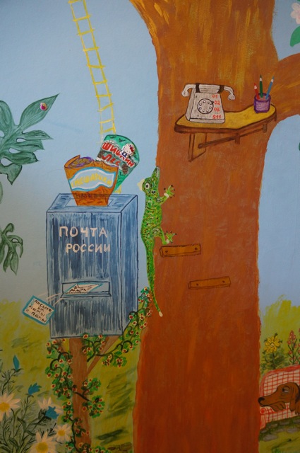 Стена в детской комнате